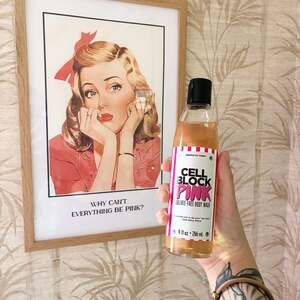 Perfectly Posh ~‎ CELL BLOCK PINK ~ Sulfate-Free ~ BODY WASH ~ Rare ~ NEW